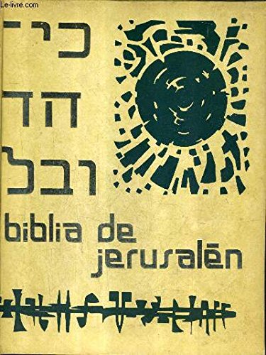 BIBLIA DE JERUSALEN ILUSTRADA.