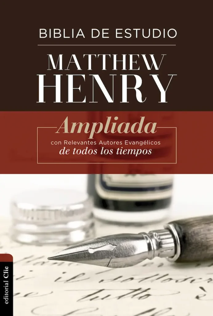 biblia de estudio matthew henry